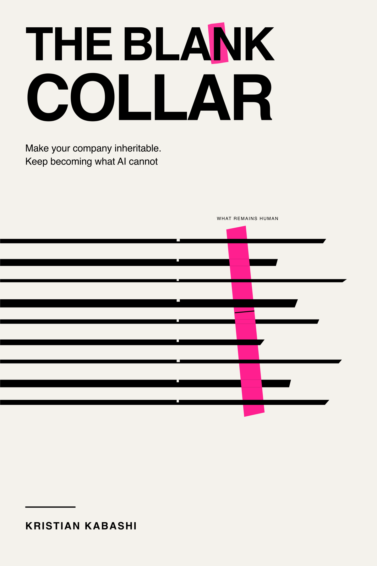 Cover von The Blank Collar, zweite Auflage, von Kristian Kabashi